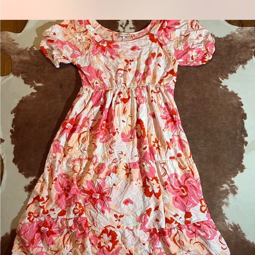 Floral Pink Harlow Rose maxi dress